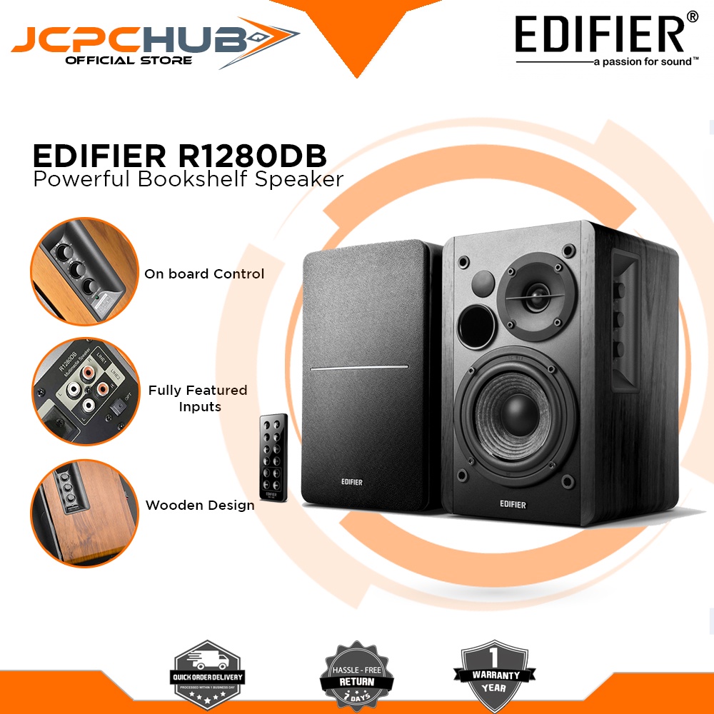 Edifier R1280DB 2.0 CH Powered Multimedia Bluetooth Bookshelf Speakers