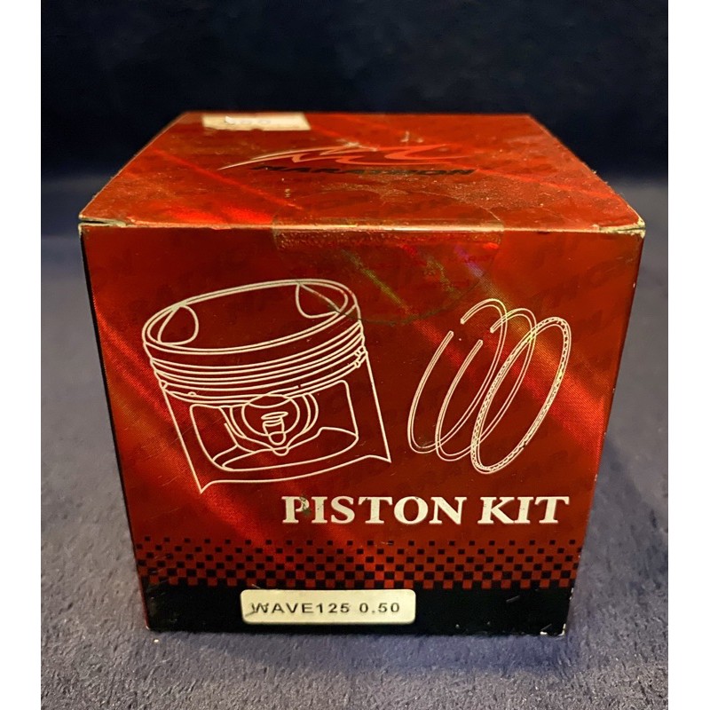 PISTON KIT WAVE 125 0.50 (MARATHON BRAND) Shopee Philippines