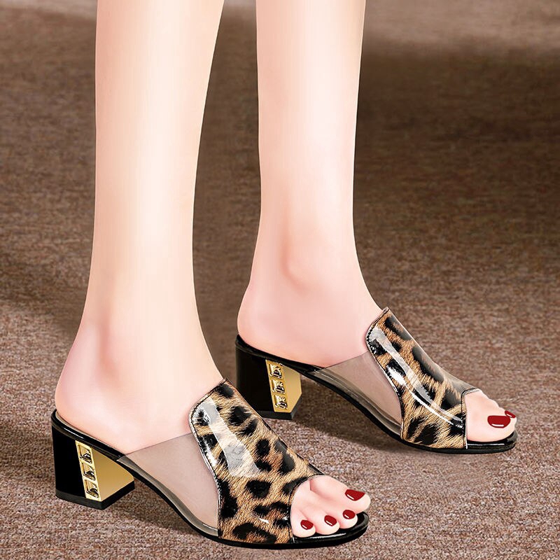 slip in high heel sandals