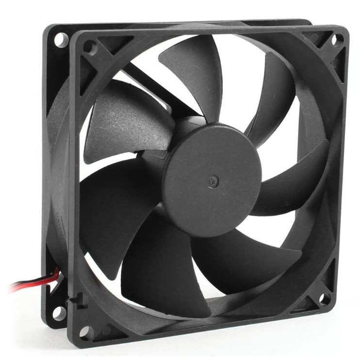 AdLink CPU Case Chassis Fan 8cm/12cm Black 12V Cooling Case Fan
