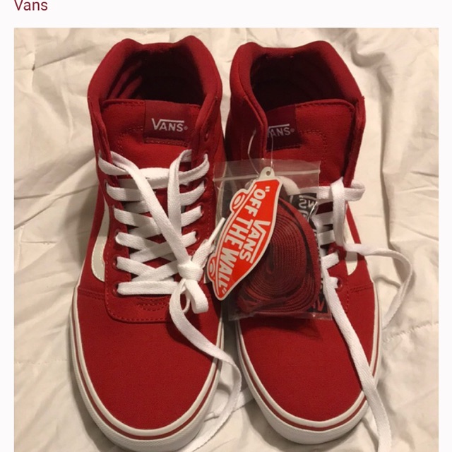 vans hi red