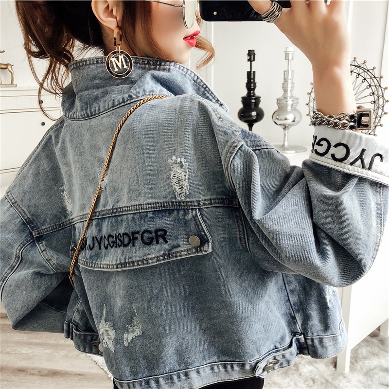 girls short denim jacket