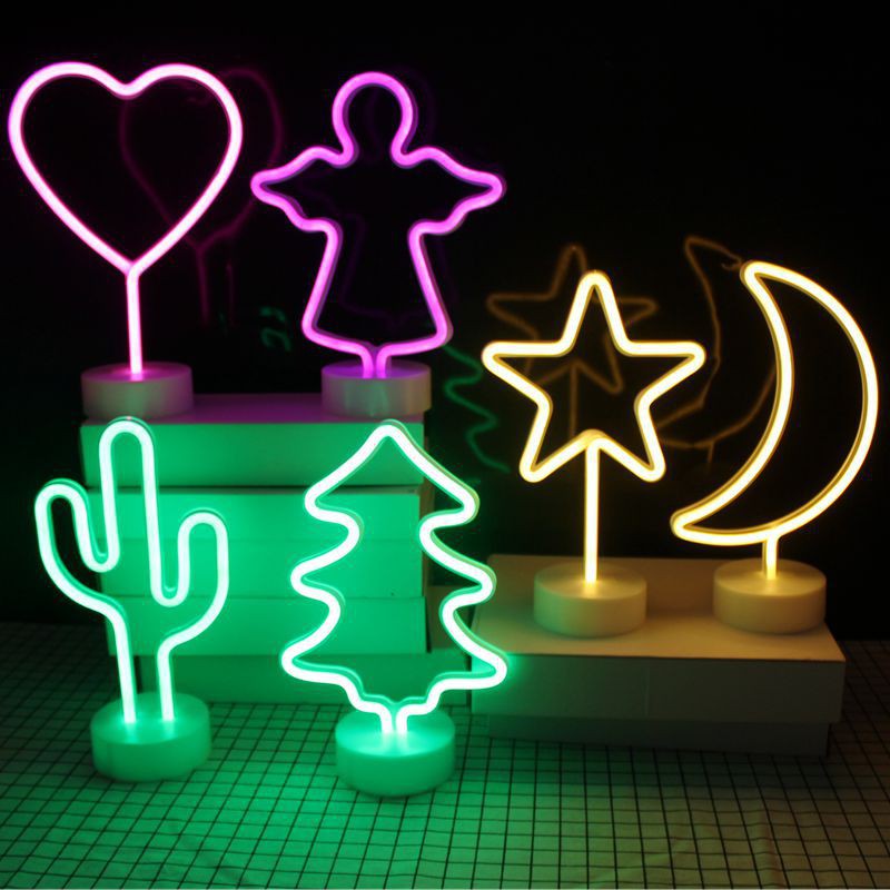 desktop neon lights
