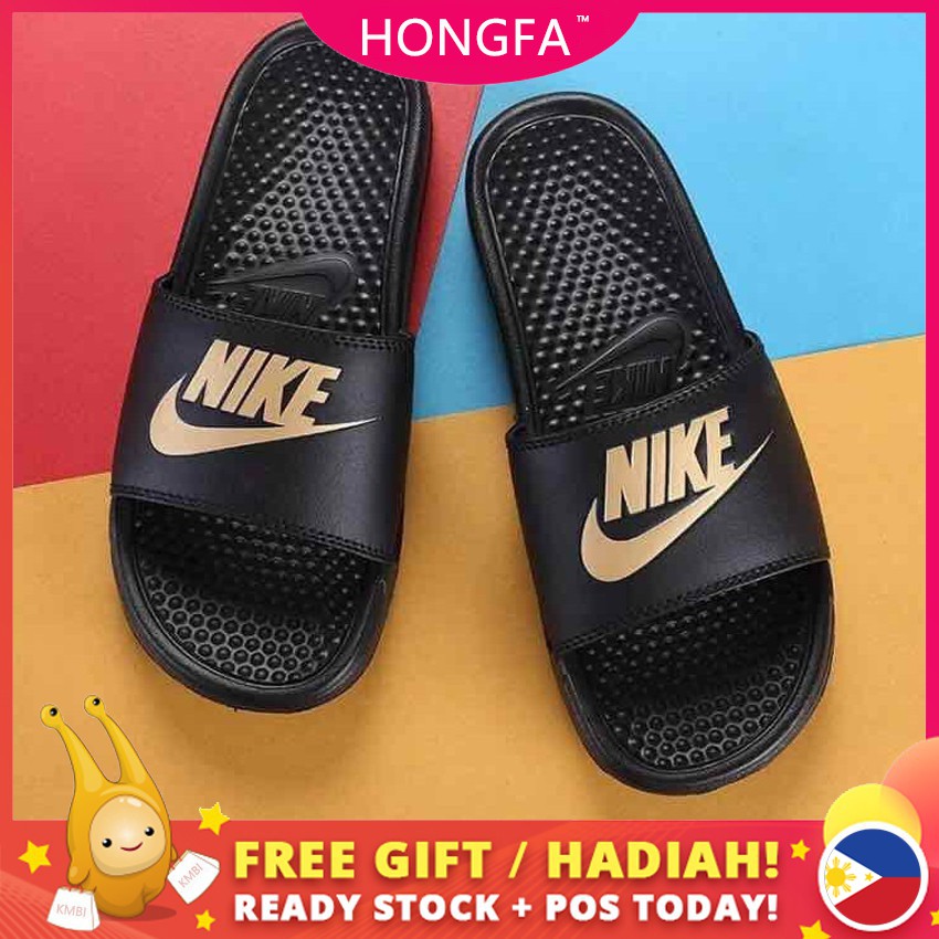 nike leather slippers