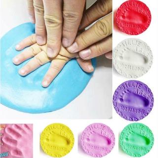 Baby Hand Foot Air Drying Soft Clay Imprint Kit Casting DIY Clay Plasticine Toys