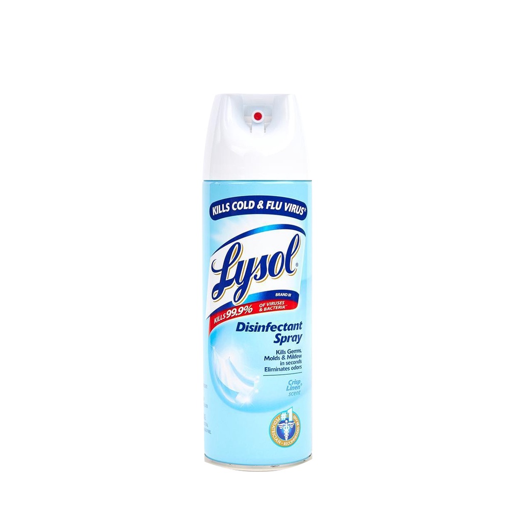 Lysol Disinfectant Lysol 340g Lysol Disinfectant Spray With Crisp Linen Scent 340g Shopee 2043