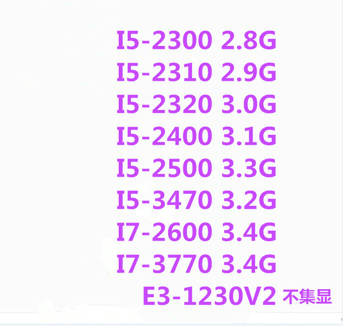 Desktop I5 2300 2400 2500 I7 2600 3770 1230v2 Four Core 1155 Pin Cpu Shopee Philippines