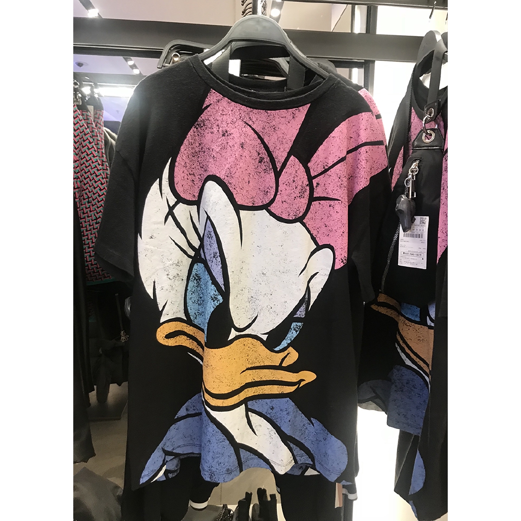 daisy duck t shirt zara
