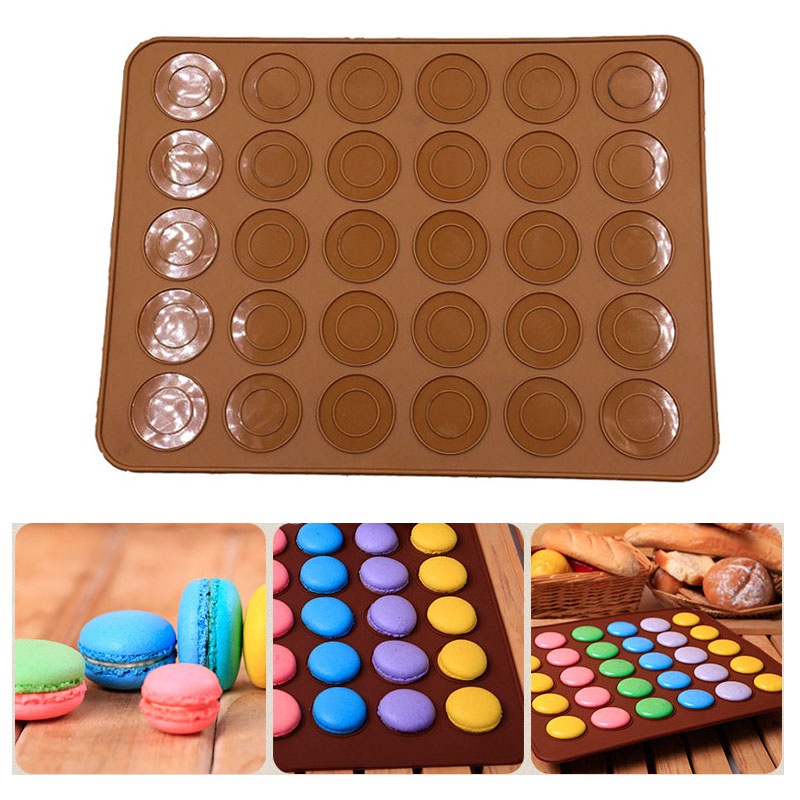 Baking Mat Silicone 30 Holes Macarons Mold Nonstick Coated 最大57OFFクーポン