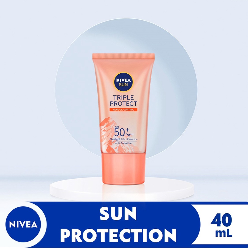 NIVEA Sun Triple protect Acne Oil Control HimalayanSalt 40ml FG1y