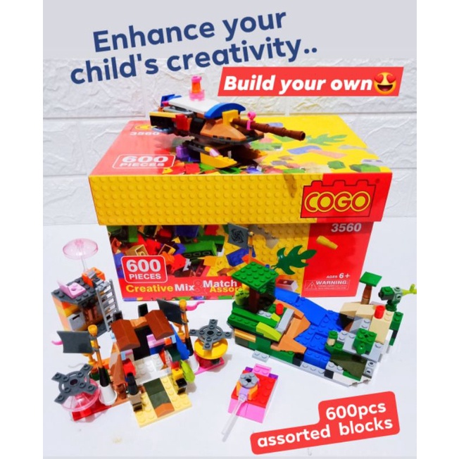 Mini Figures Compatible COGO Blocks Building Toys Kids Assembled COGO 10EA 