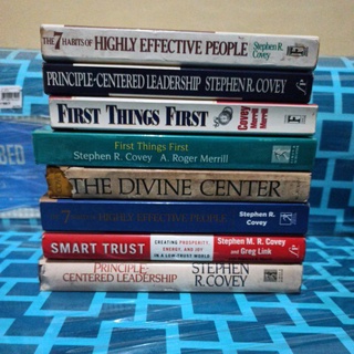 restock] Stephen Covey 7 habits of highly effective people smart trust principle-centered leadership