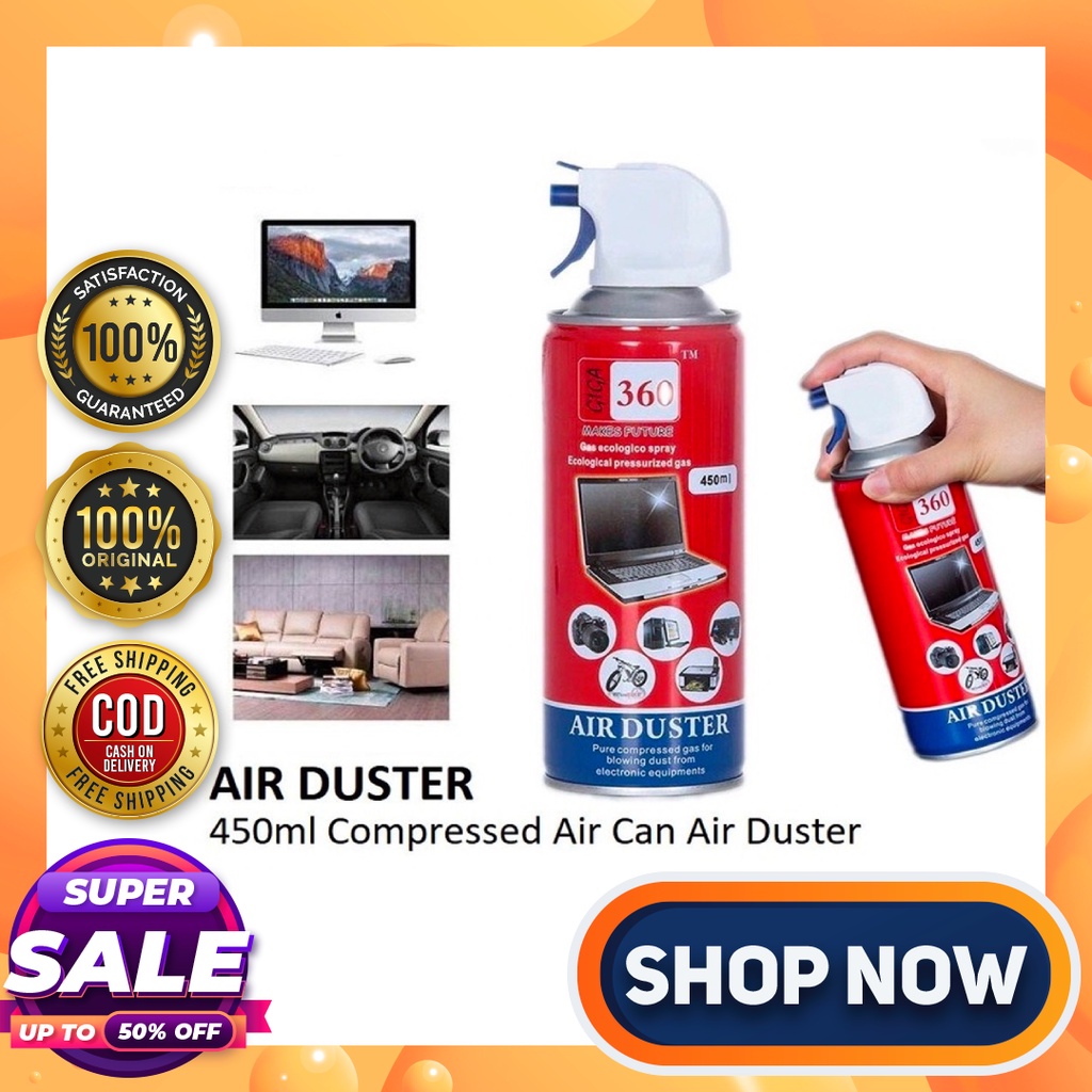 Original Compressed Air Duster 400ml, Electronic Dust Remover, Air Can