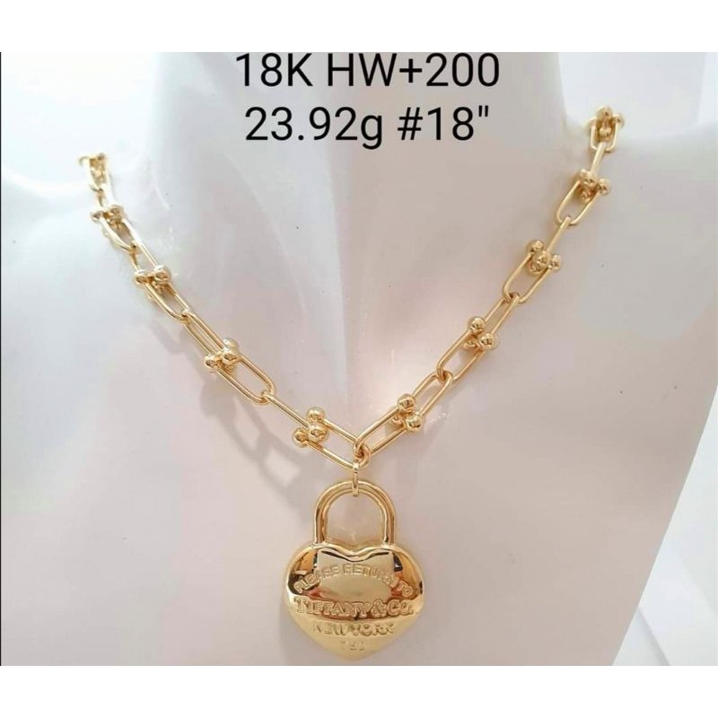 18k tiffany necklace