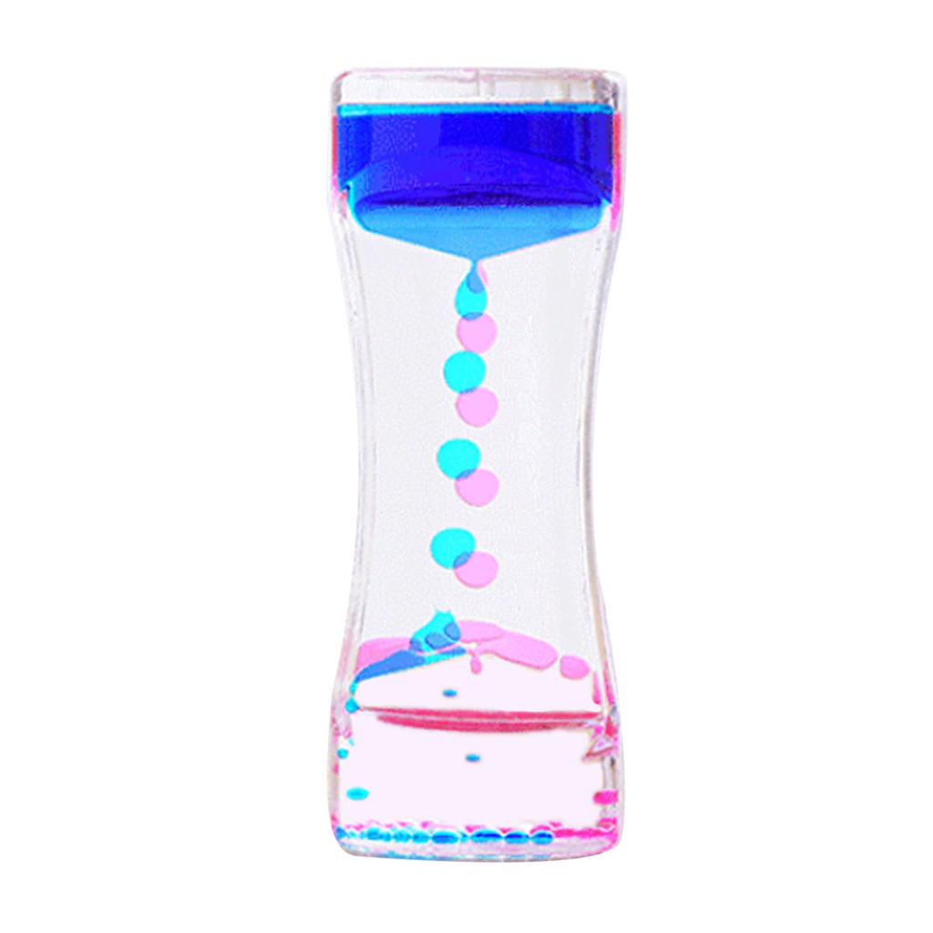 Liquid Motion Timer Bubbler Desktop Oil Drop Toys Fidget Toy Children ...