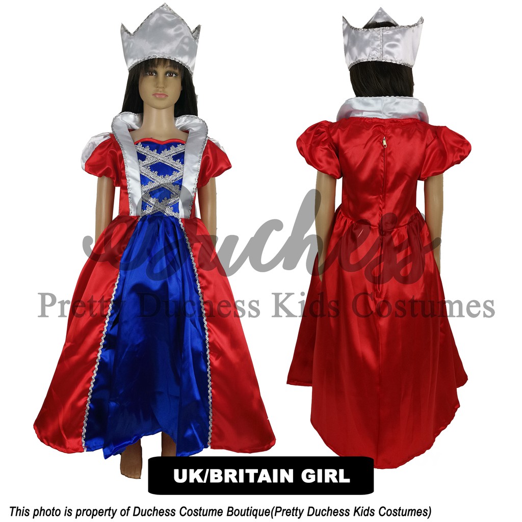 Uk England United Nations Costume Un Costume Girl