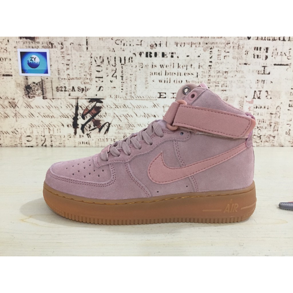 nike af1 suede pink