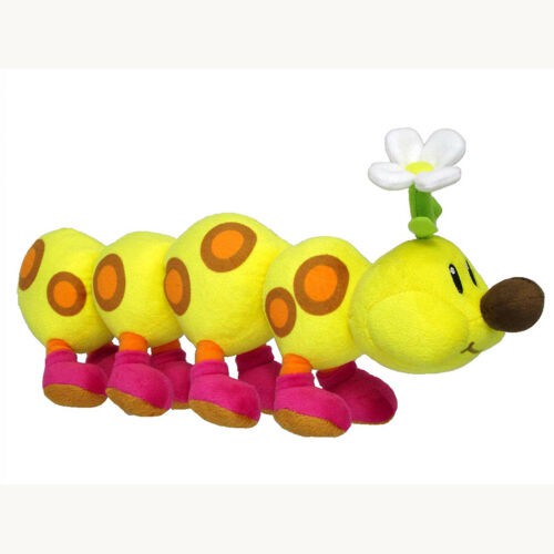 Super Mario Bros Best Kid Gifts All Star 10" Wiggler Stuffed Toys Plush Doll 