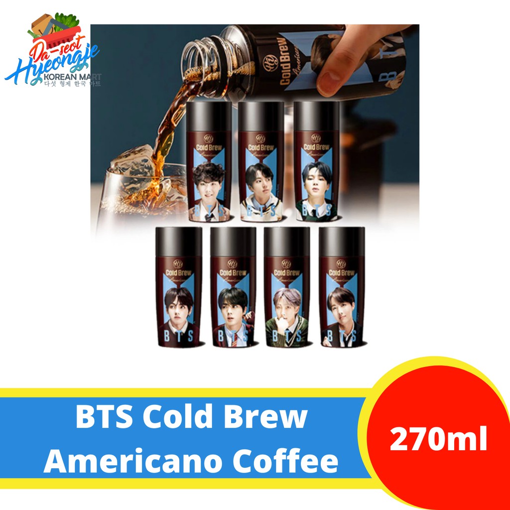 BTS Coffee Cold Brew Americano 270ml Shopee Philippines