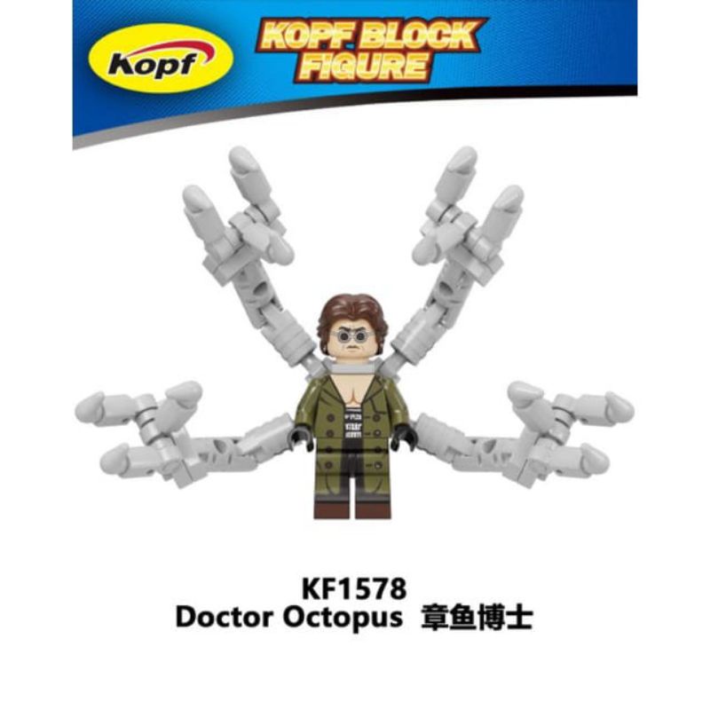 Lego doctor octopus spiderman no way home no Box oct marvel spider man  villain dr.  | Shopee Philippines