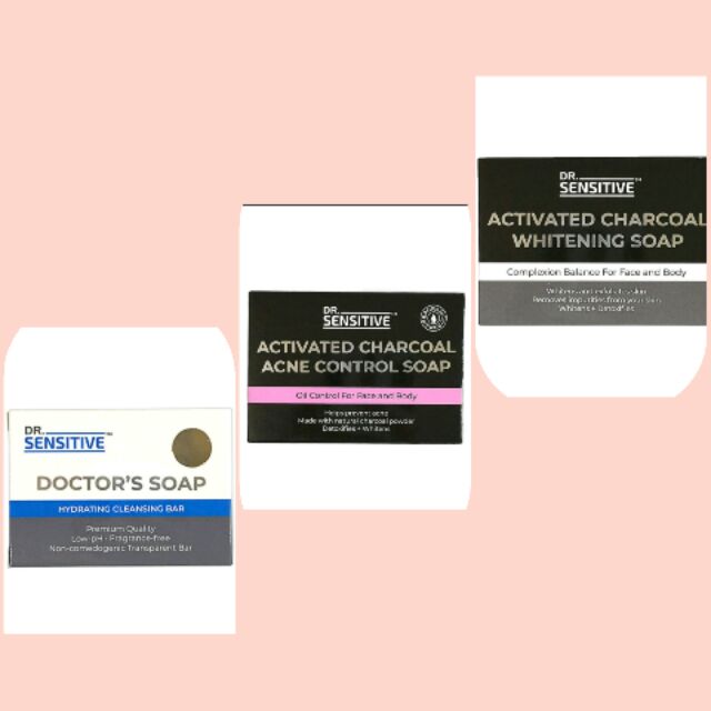 dr sensitive activated charcoal acne control soap