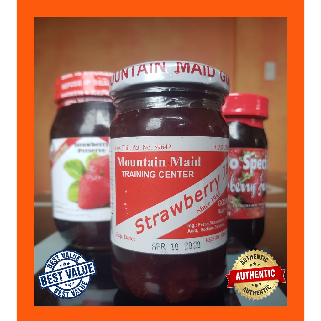 Baguio Good Shepherd Strawberry Jam, Jelly, or Spread Shopee Philippines
