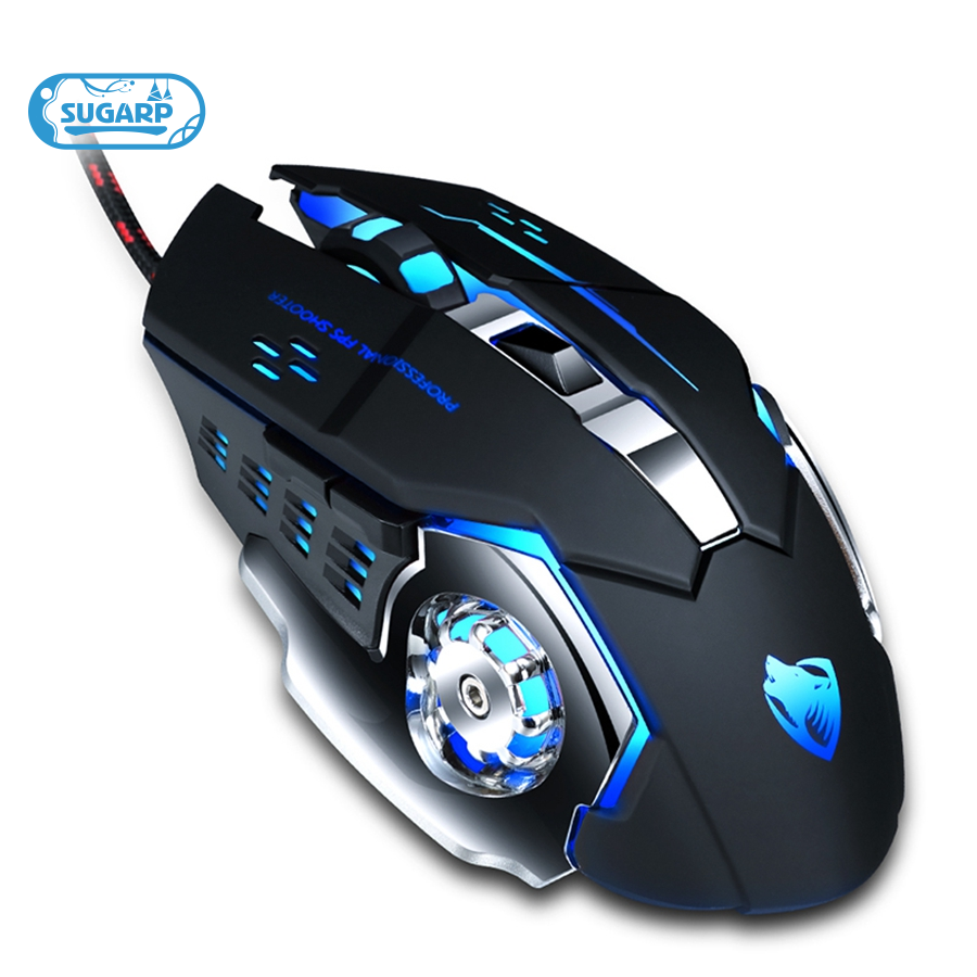 COD-T-WOLF Professional Computer Gaming Mouse 8D 3200DPI Adjustable ...