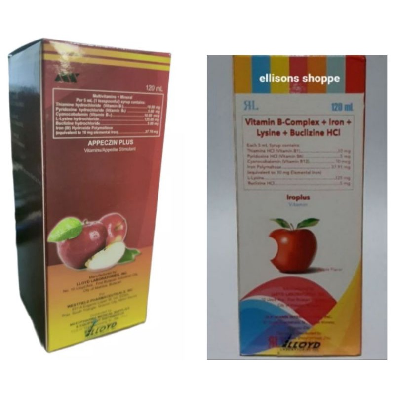 Iroplus (212) / Appeczin Plus (112) Appetite Stimulant Vit B Complex