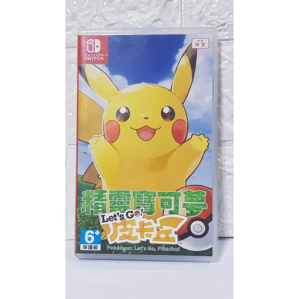 Pokemon Let S Go Pikachu Nintendo Switch Game Asia Version Shopee Philippines