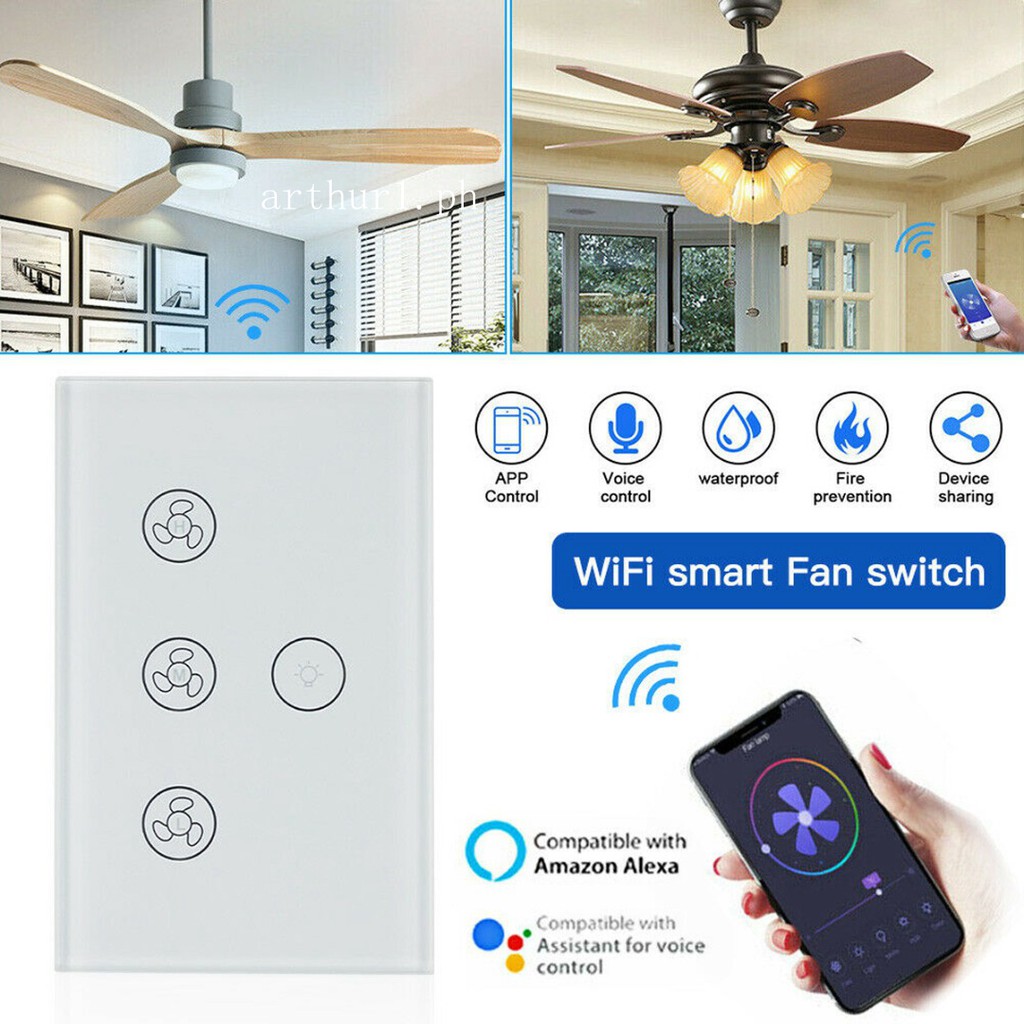 wifi fan light switch