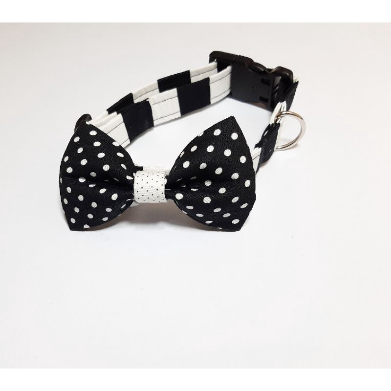 Pet collar with Bowtie Ribbon ( Dog or Cat collar ) Shopee Philippines