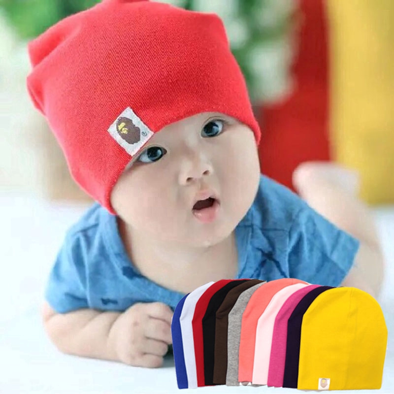 baby boy cotton beanie hats