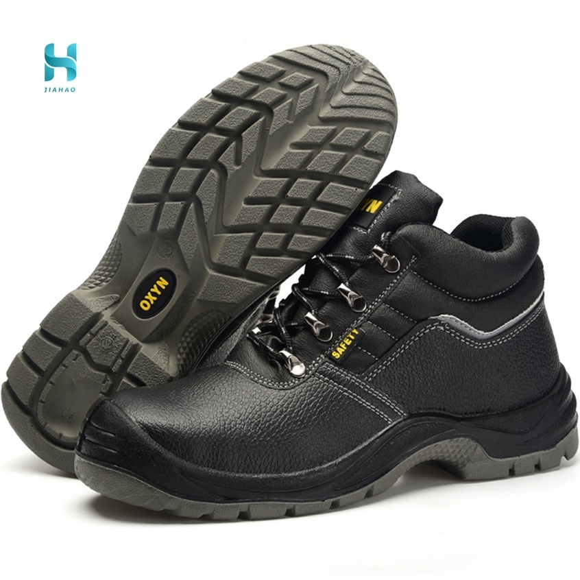 Oxyn Safety Shoes For Men Anti Smash Proof Safety Shoes Steel Toe Steel Non Slip Work Shoes