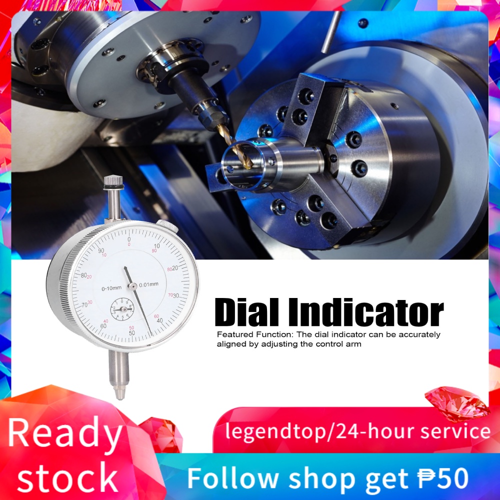 Legendtop Dial Indicator Professional 0.01mm Accuracy Dials Indicators