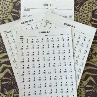 Window Card: Addition, Subtraction, Multiplication, Division | Shopee