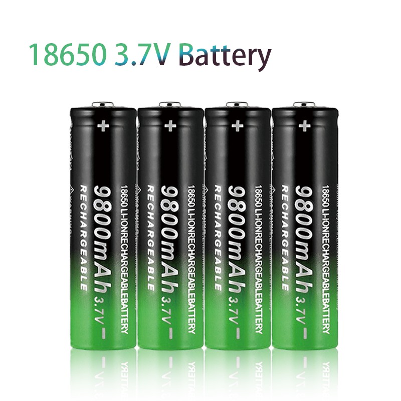 2Pcs Rechargeable Battery 9900mAh 3.7V Li-ion Batteries Headlamp Head Torch