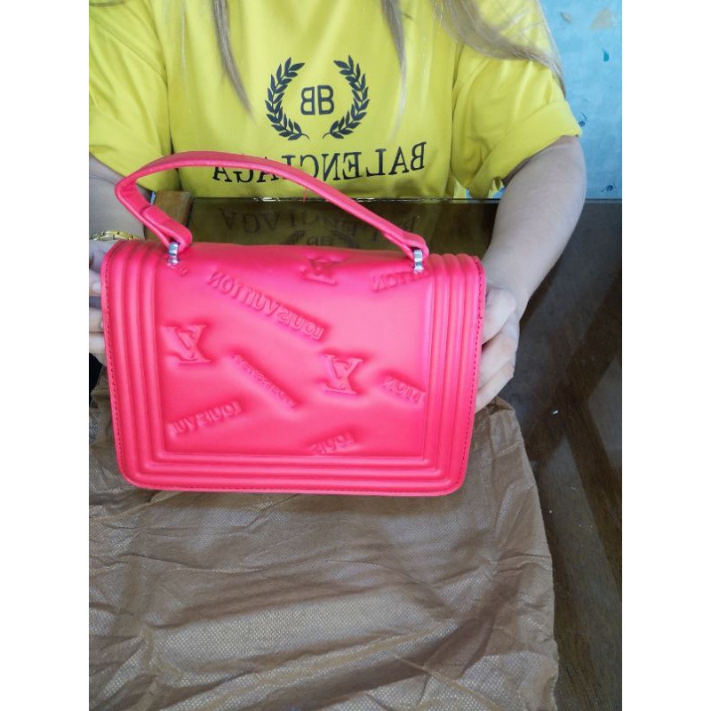 gastar Decremento periódico Louis Vuitton Inspired Jelly Bag 2 Way | Shopee Philippines