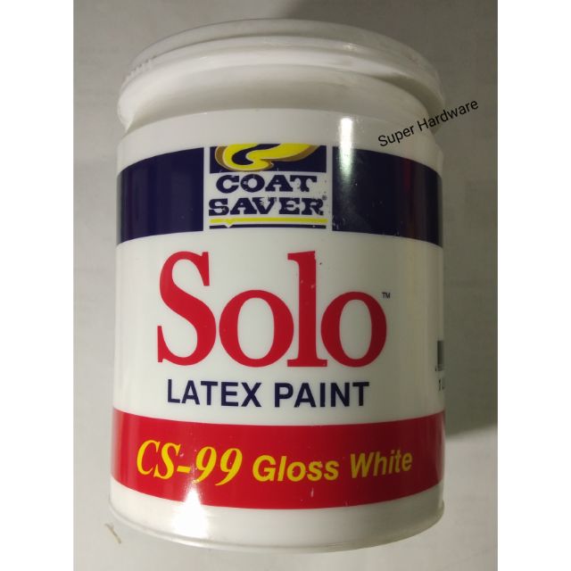 Coat Saver Solo Gloss Latex Paint (1 Liter) Shopee Philippines