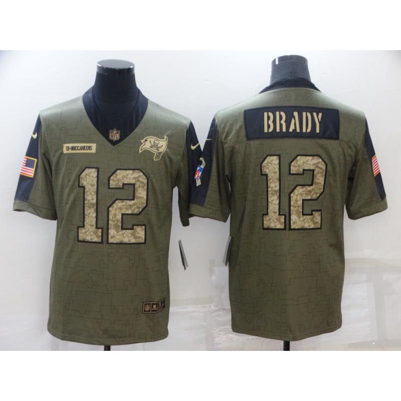 Brown Nike NFL Tampa Bay Buccaneers Brady #12 Jersey Junior