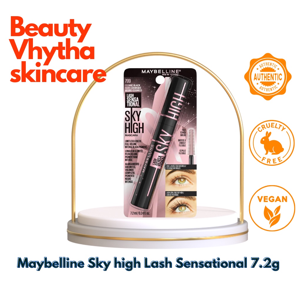 Maybelline Lash Sensationa Sky high Washable Mascara 7.2ML Shopee