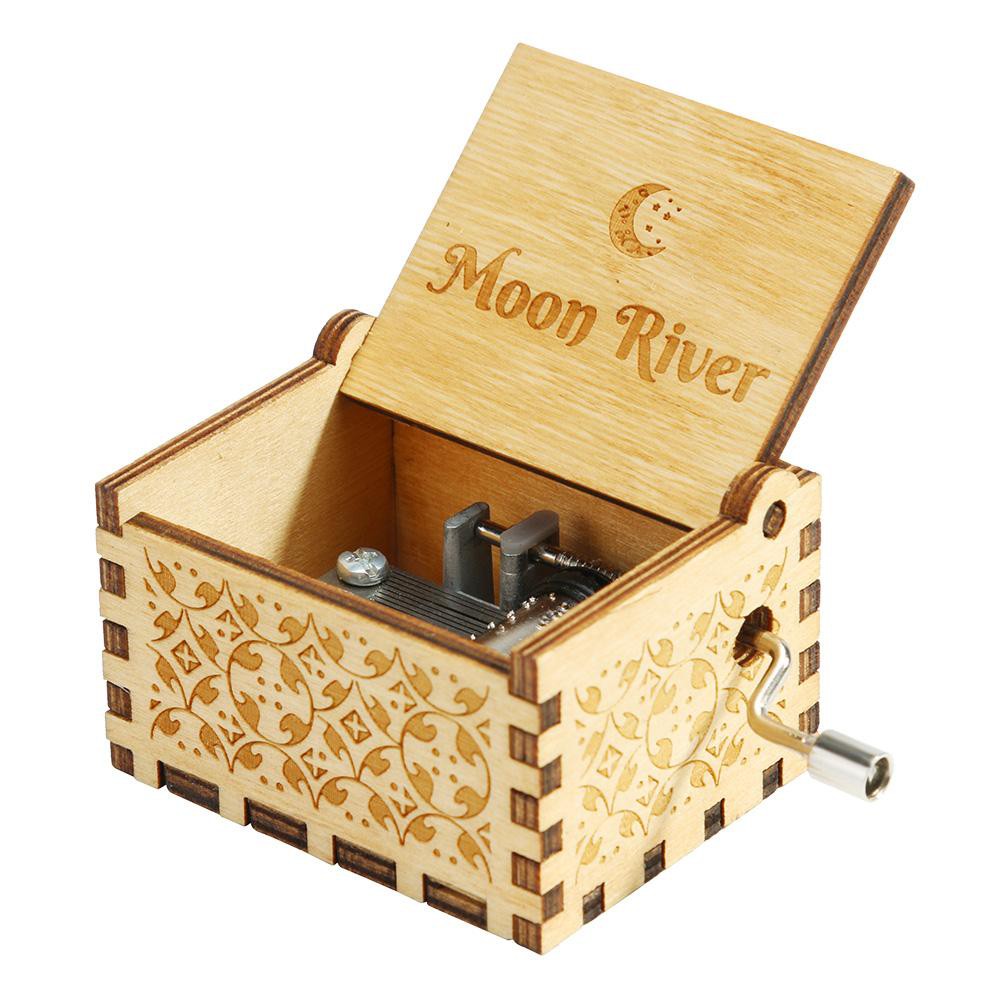 collectible wooden musical box