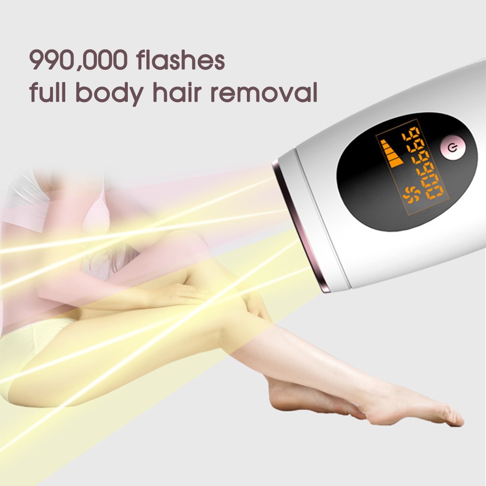 Boi IPL 990,000 Pulsed Light Women Armpits Legs Permanent Epilator