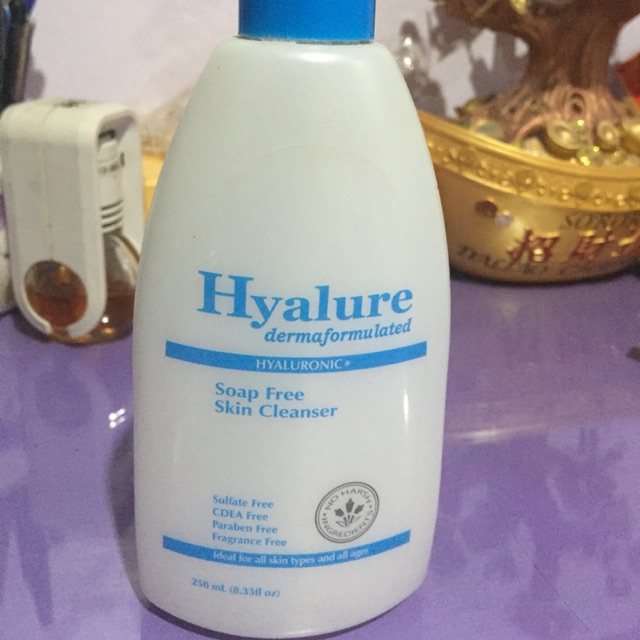 hyalure soap free skin cleanser
