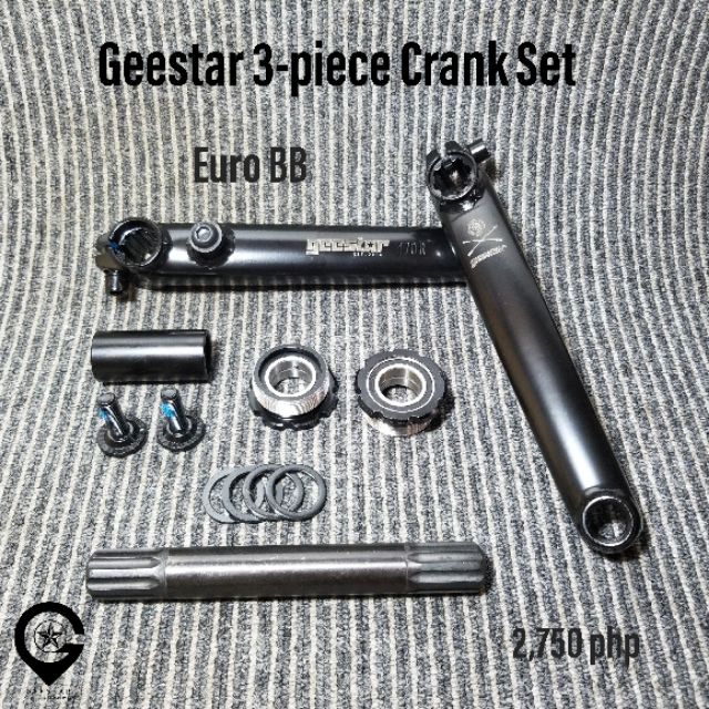 bmx 3 piece crank conversion kit
