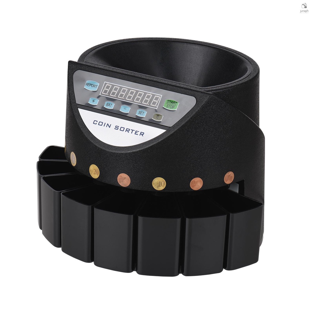 [journalfamily]Electronic Coin Sorter Counter Counting Sorting Machine Countable Coins with