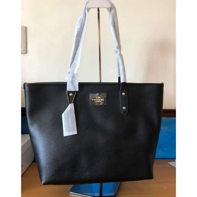 coach tote black