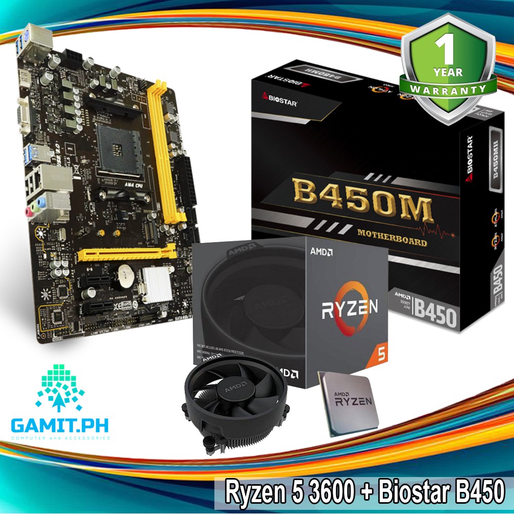 Amd Ryzen 3 20g Motherboard A3 Amd Ryzen 5 3600g Motherboard B450 Shopee Philippines