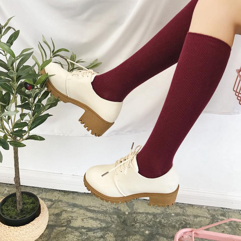 Flat Oxford Shoes Women Suede Leather Loafers Shopee