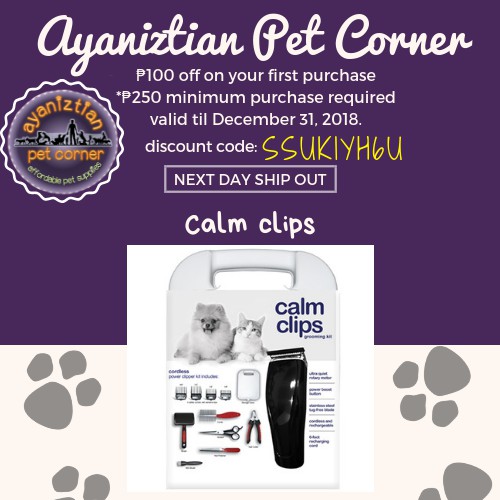 calm clips grooming kit