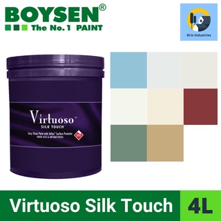 Boysen Virtuoso Silk Touch Paint 4 Liters (Gallon) Interior Waterbased ...